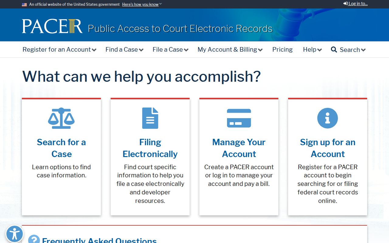 Hale County court dockets PACER federal case access