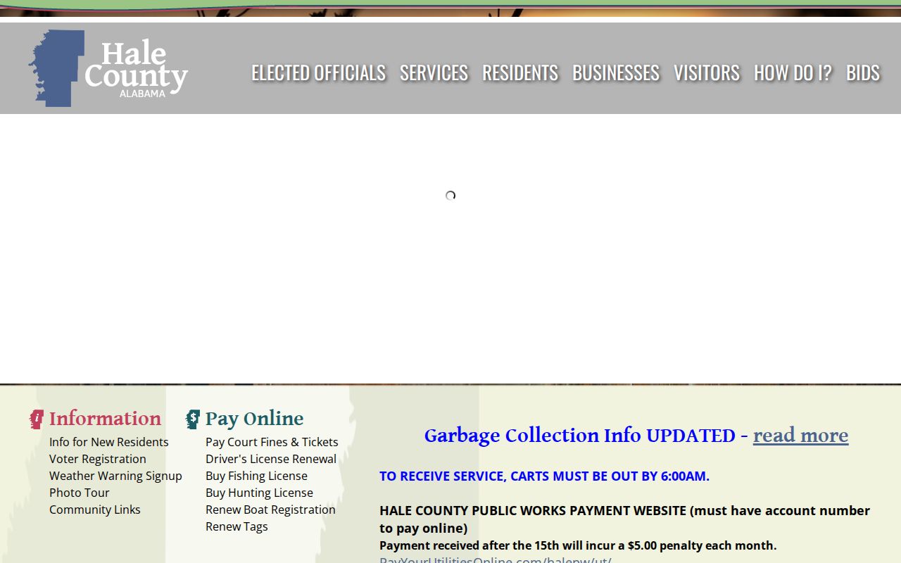 Hale County court records official county homepage